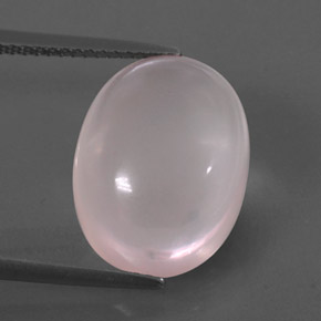 10,46 ctw natürlicher rosafarbener Rosenquarz, Transparent, Transparent / Lichtdurchlässig