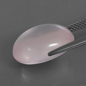 10,46 ctw natürlicher rosafarbener Rosenquarz, Transparent, Transparent / Lichtdurchlässig