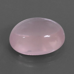 10,87 ctw natürlicher rosafarbener Rosenquarz, Transparent, Transparent / Lichtdurchlässig