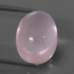 13,49 ctw natürlicher rosafarbener Rosenquarz, Transparent, Transparent / Lichtdurchlässig