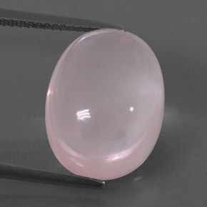 12,90 ctw natürlicher rosafarbener Rosenquarz, Transparent, Transparent / Lichtdurchlässig