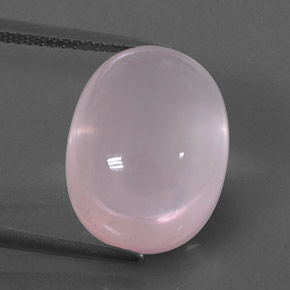 13,47 ctw natürlicher rosafarbener Rosenquarz, Transparent, Transparent / Lichtdurchlässig
