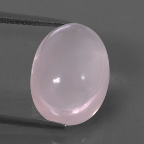 11,90 ctw natürlicher rosafarbener Rosenquarz, Transparent, Transparent / Lichtdurchlässig