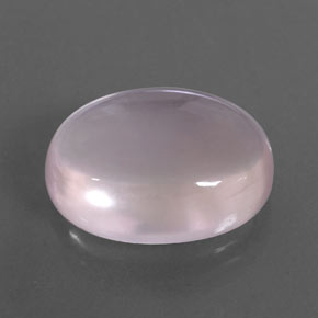 9,98 ctw natürlicher rosafarbener Rosenquarz, Oval Schliff, Transparent