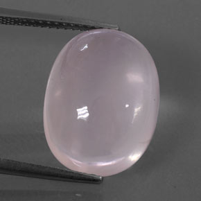 9,17 ctw natürlicher Pink Rosenquarz, Oval Schliff, Transparent