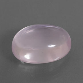 10,77 ctw natürlicher rosafarbener Rosenquarz, Oval Schliff, Transparent