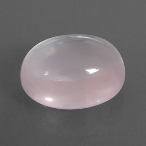 12,63 ctw natürlicher rosafarbener Rosenquarz, Oval Schliff, Transparent