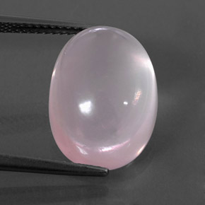 12,85 ctw natürlicher rosafarbener Rosenquarz, Transparent, Transparent / Lichtdurchlässig
