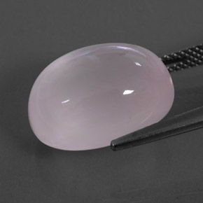 13,60 ctw natürlicher rosafarbener Rosenquarz, Transparent, Transparent / Lichtdurchlässig