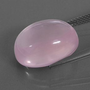 12,62 ctw natürlicher rosafarbener Rosenquarz, Transparent, Transparent / Lichtdurchlässig