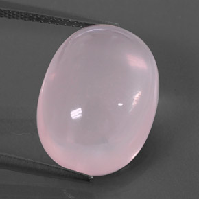11,86 ctw natürlicher rosafarbener Rosenquarz, Transparent, Transparent / Lichtdurchlässig