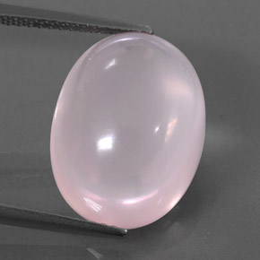 12,20 ctw natürlicher rosafarbener Rosenquarz, Transparent, Transparent / Lichtdurchlässig