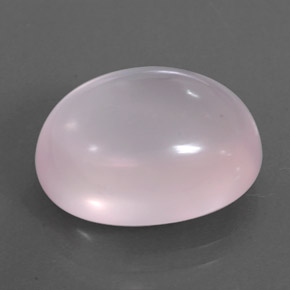12,20 ctw natürlicher rosafarbener Rosenquarz, Transparent, Transparent / Lichtdurchlässig