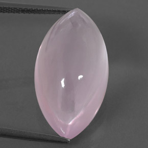 17,37 ctw natürlicher rosafarbener Rosenquarz, Transparent, Transparent / Lichtdurchlässig