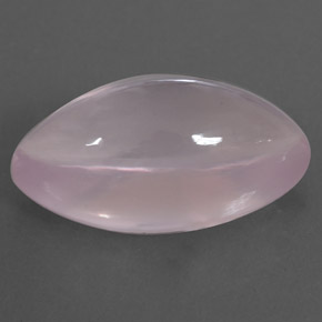 17,37 ctw natürlicher rosafarbener Rosenquarz, Transparent, Transparent / Lichtdurchlässig