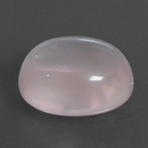 8,63 ctw natürlicher rosafarbener Rosenquarz, Oval Schliff, Transparent