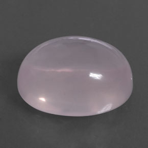 11,87 ctw natürlicher rosafarbener Rosenquarz, Oval Schliff, Transparent