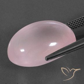 9,17 ctw natürlicher rose-rosa Rosenquarz, Oval, Transparent