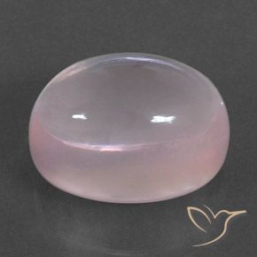 9,17 ctw natürlicher hellrosa Rosenquarz, Oval, Transparent