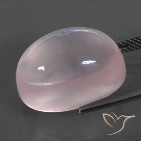 9,17 ctw natürlicher hellrosa Rosenquarz, Oval, Transparent