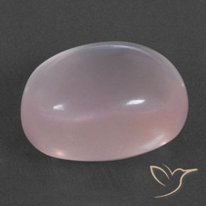 9,17 ctw natürlicher hellrosa Rosenquarz, Oval, Transparent