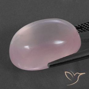 9,17 ctw natürlicher hellrosa Rosenquarz, Oval, Transparent