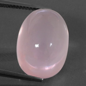 19,79 ctw natürlicher rosafarbener Rosenquarz, Transparent, Transparent / Lichtdurchlässig
