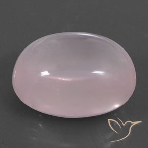 9,17 ctw natürlicher Light Pink  Rosenquarz, Oval, Transparent