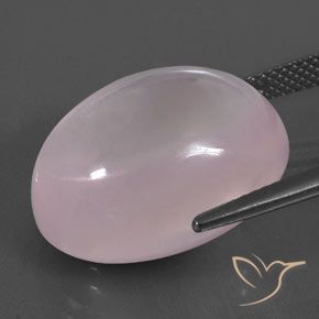 9,17 ctw natürlicher Light Pink  Rosenquarz, Oval, Transparent