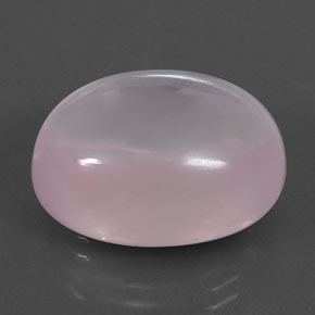 24,48 ctw natürlicher rosafarbener Rosenquarz, Oval Schliff, Transparent