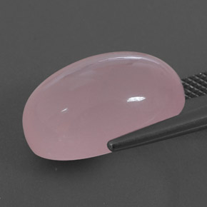 9,17 ctw natürlicher Mittelrosa Rosa Rosenquarz, Transparent, Transparent / Lichtdurchlässig