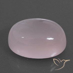 9,17 ctw natürlicher hellrose-rosa Rosenquarz, Oval, Transparent / Lichtdurchlässig
