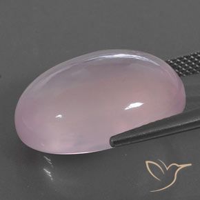 9,17 ctw natürlicher Kaugummi Rosa Rosenquarz, Oval, Transparent