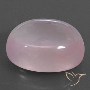 9,17 ctw natürlicher Light Pink  Rosenquarz, Oval, Transparent