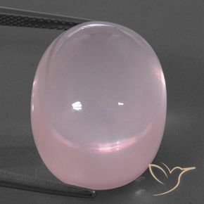 28.99ct Natürlicher rose-rosa Rosenquarz, Oval, Transparent