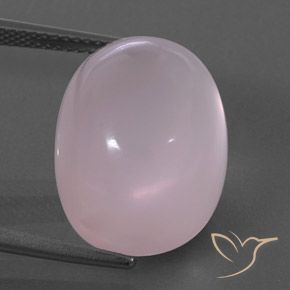 22.11ct Natürlicher Kaugummi Rosa Rosenquarz, Oval, Transparent / Lichtdurchlässig