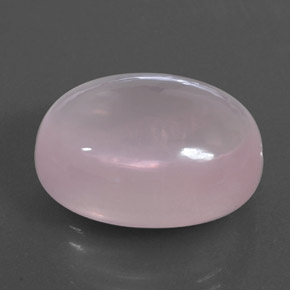 25,16 ctw natürlicher rosafarbener Rosenquarz, Oval Schliff, Transparent