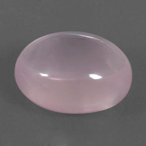 21,94 ctw natürlicher rosafarbener Rosenquarz, Oval Schliff, Transparent