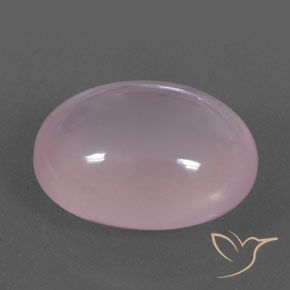 9,17 ctw natürlicher hellrosa Rosenquarz, Oval, Transparent