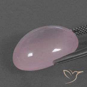 9,17 ctw natürlicher hellrosa Rosenquarz, Oval, Transparent