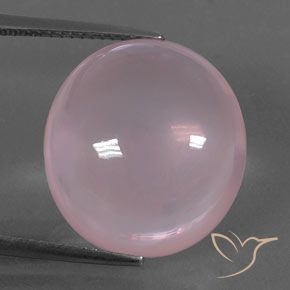19.27ct Natürlicher rose-rosa Rosenquarz, Oval, Transparent