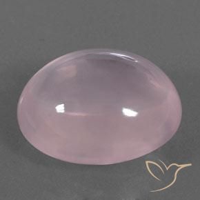 9,17 ctw natürlicher Mittelrosa Rosa Rosenquarz, Oval, Transparent