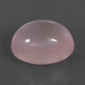 17,73 ctw natürlicher Hellrosa Rosenquarz, Oval Schliff, Transparent