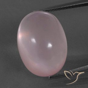 19.98ct Natürlicher Korallenrosa Rosenquarz, Oval, Transparent