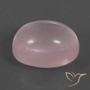 9,17 ctw natürlicher Korallenrosa Rosenquarz, Oval, Transparent