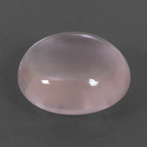 9,17 ctw natürlicher hellrose-rosa Rosenquarz, Oval Schliff, Transparent