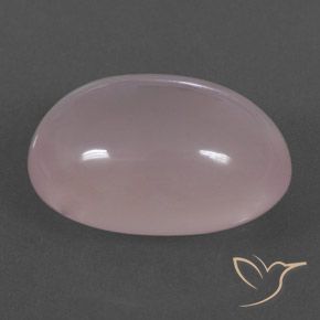 9,17 ctw natürlicher hellrose-rosa Rosenquarz, Oval, Transparent