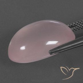 9,17 ctw natürlicher hellrose-rosa Rosenquarz, Oval, Transparent