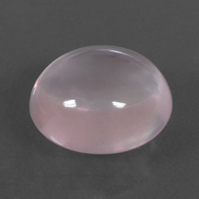 9,17 ctw natürlicher hellrose-rosa Rosenquarz, Oval Schliff, Transparent