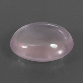9,87 ctw natürlicher rosafarbener Rosenquarz, Oval Schliff, Transparent